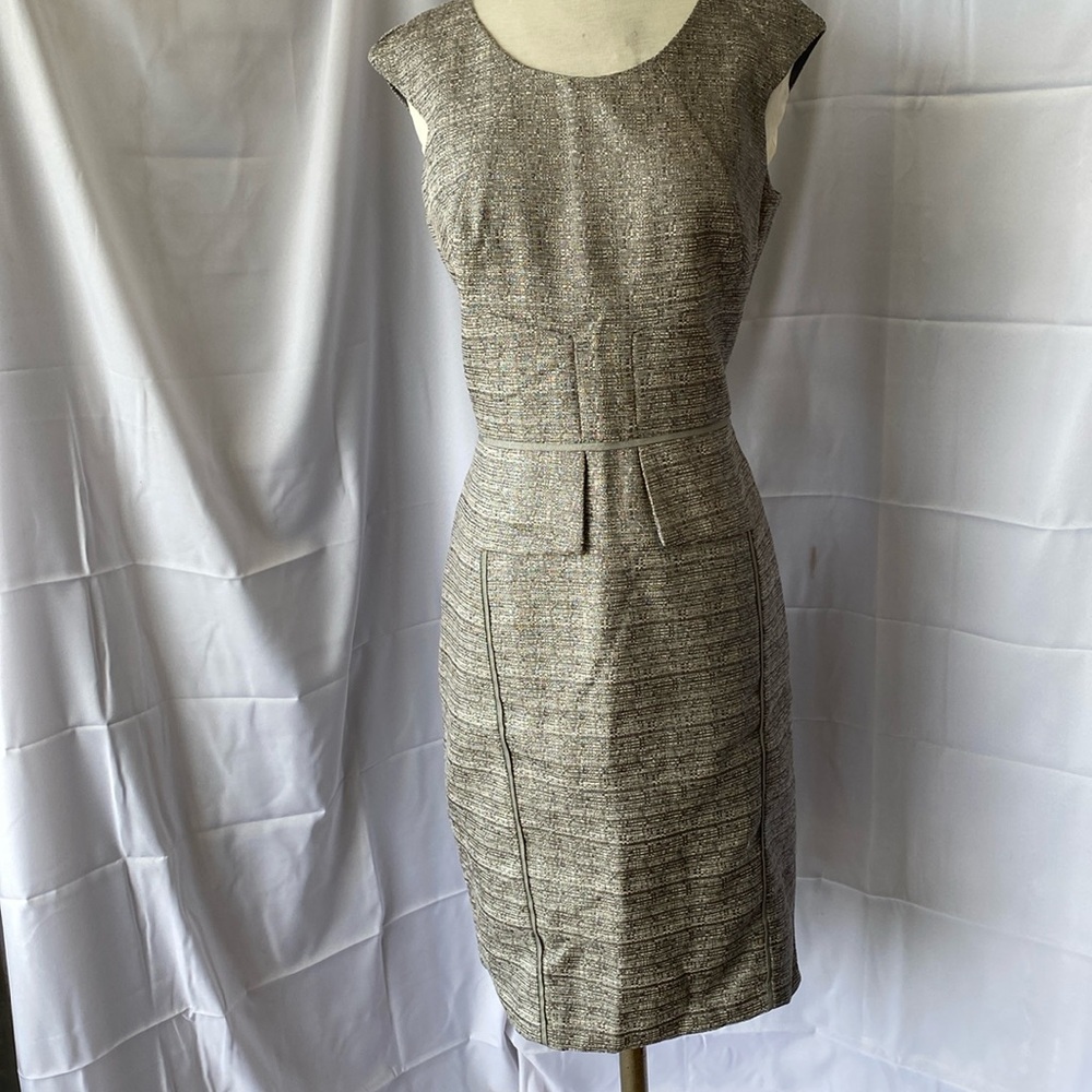 David Meister silver dress